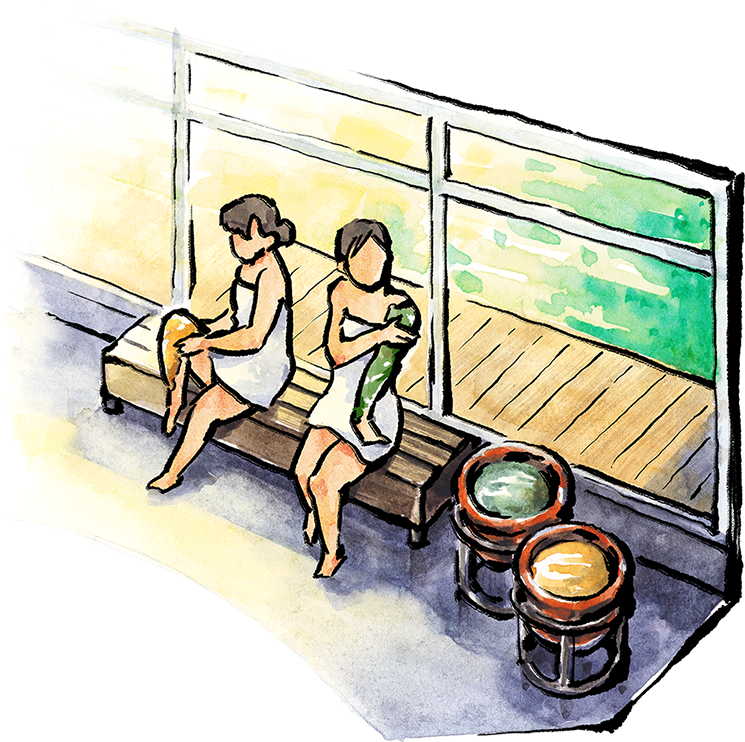 泥パックコーナー