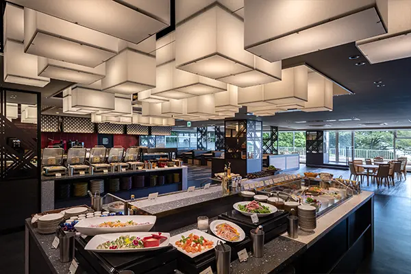 ビュッフェレストラン「霧島湯けむりテラス」